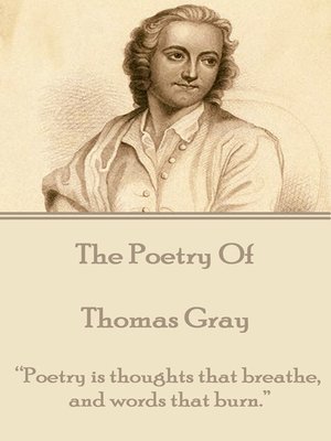 cover image of The Poetry of Thomas Gray